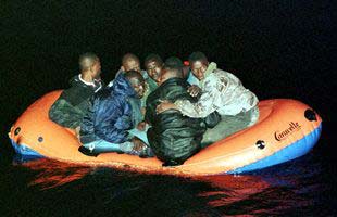there are no chickens in this boat.