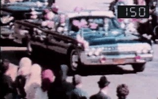 Click on image to see full-sized version z150 colour frame asks: is it relevant whether or not Oswald or the 20th century Military Industrial Complex killed JFK?