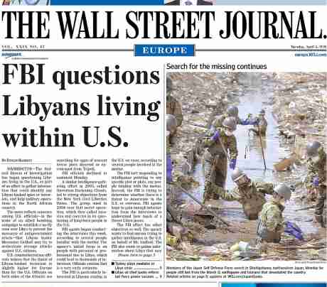 Click on image to see full-sized version Wall Street Journal Europe, 5 April 2011