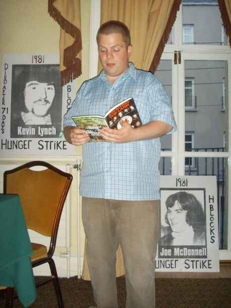 �gra activist Colm O'Neill reads extract from 'Awaiting The Lark'