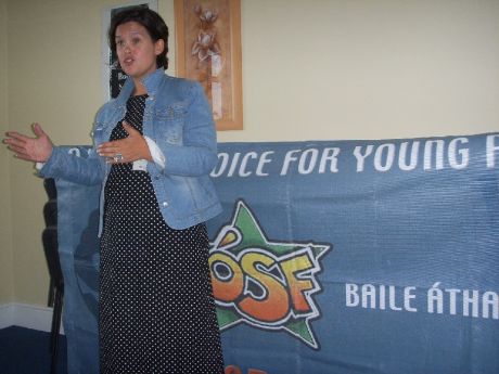 Sinn Fein MEP Mary Lou McDonald gives keynote Speech