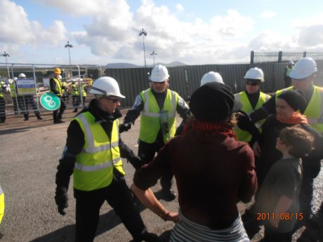 IRMS containing people on the public road