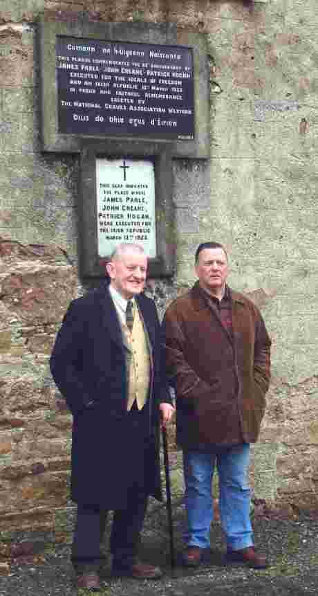 Limerick Republicans Des long (left) and Joe Lynch
