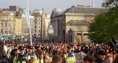 March at Parnell Square