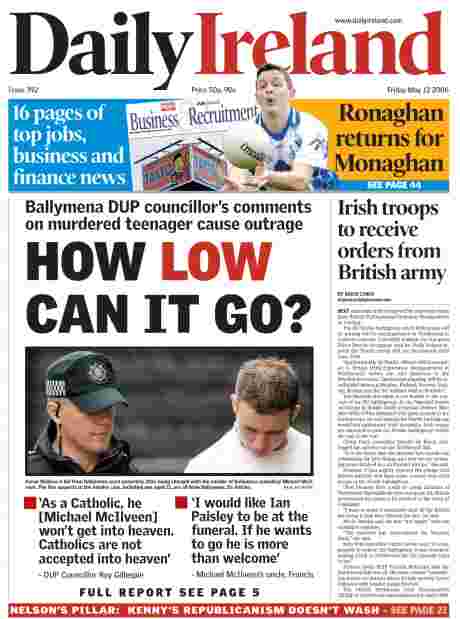 DUP sends out the sectarian message