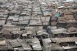 View of Mathare built in a quarry