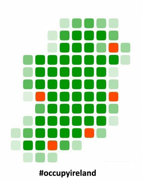 Click on image to see full-sized version Now 5 #OCCUPY sites in #Ireland... Add #OccupyWaterford to the list