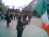 A Cumann na mB�n representative at the 2011 Eve Of All-Ireland Rally , Dublin.